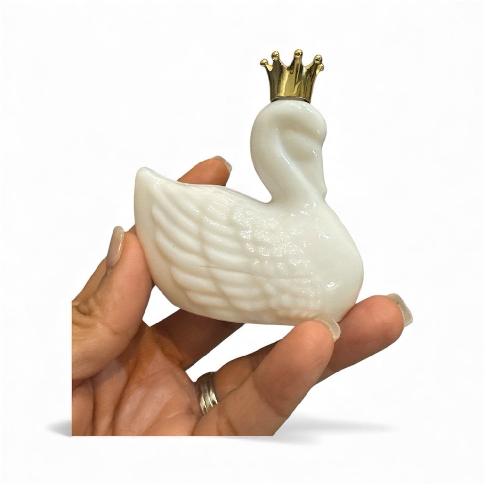 Vintage‎ AVON Royal Swan Bird of Paradise Cologne White Unforgettable
